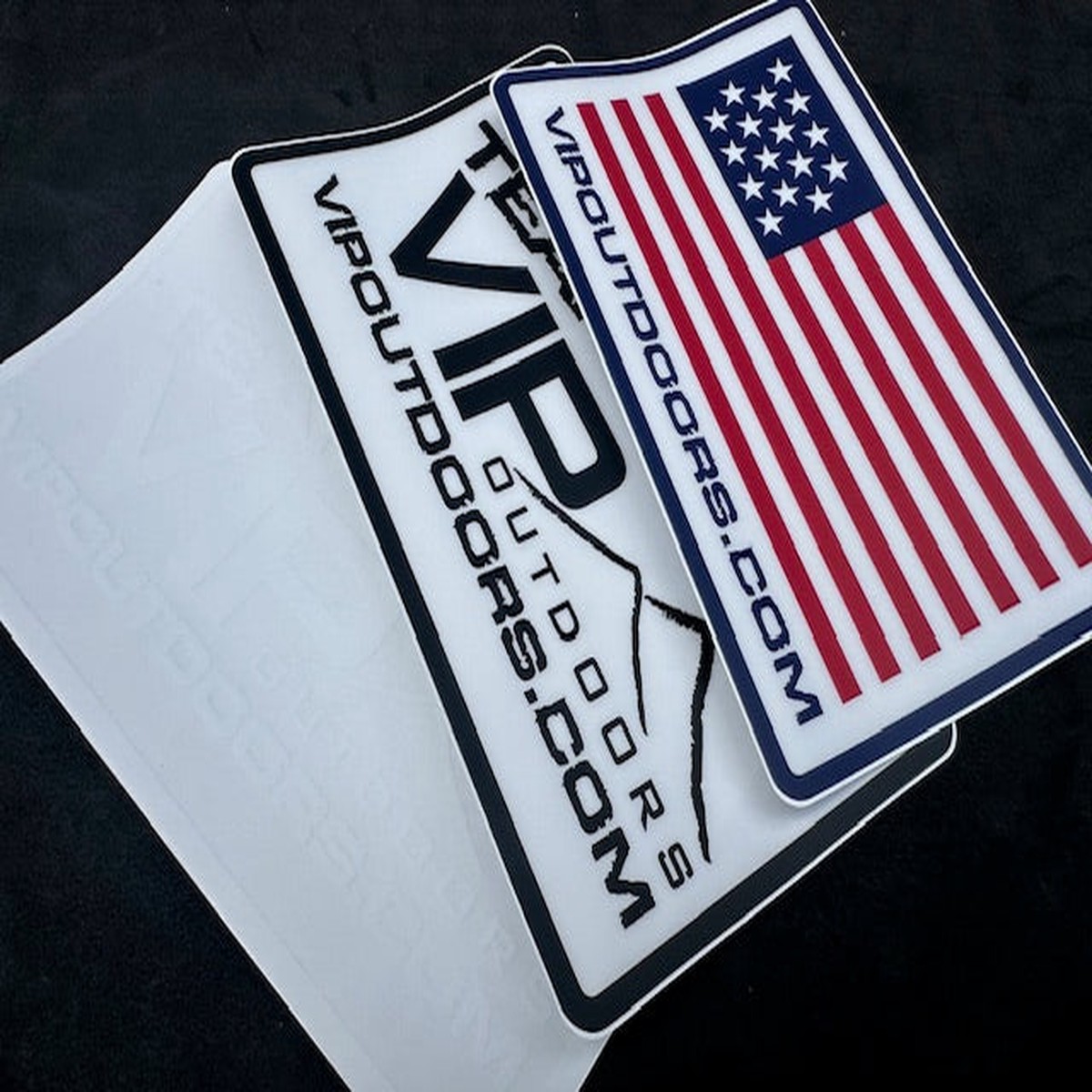 "VIP Logo/America" Sicker 3 Pack