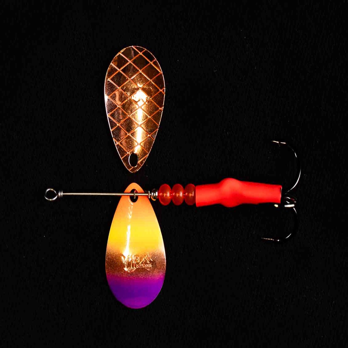 #3.5 BV Deep Cup Copper PTR Salmon Spinner (Single Spinner)